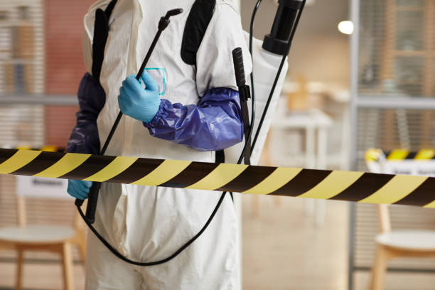 Professional Biohazard Cleanup technician working in New Braunfels, TX